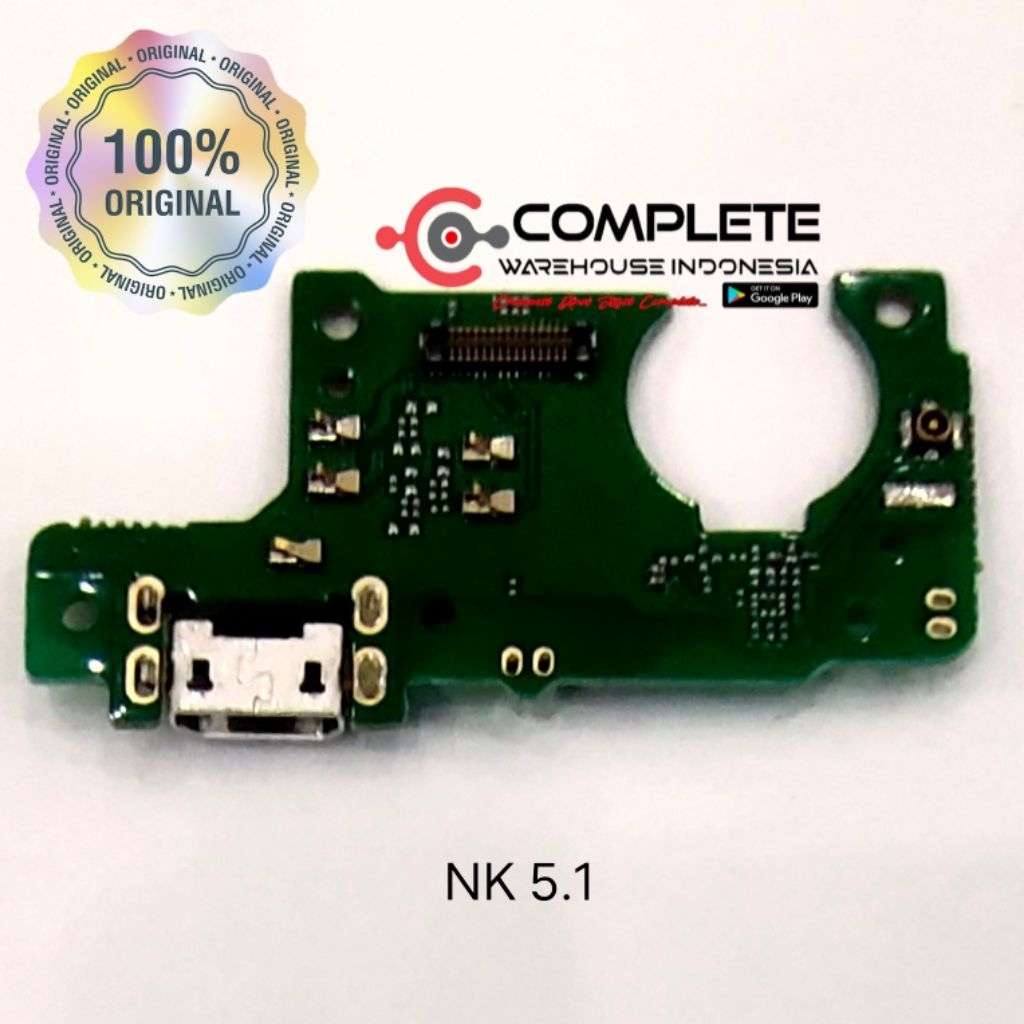 BOARD CAS NOKIA 5 / NOKIA 5.1 / KONEKTOR NOKIA 5.1 / PCB BOARD CHARGER NOKIA 5 / NOKIA 5.1 ORIGINAL