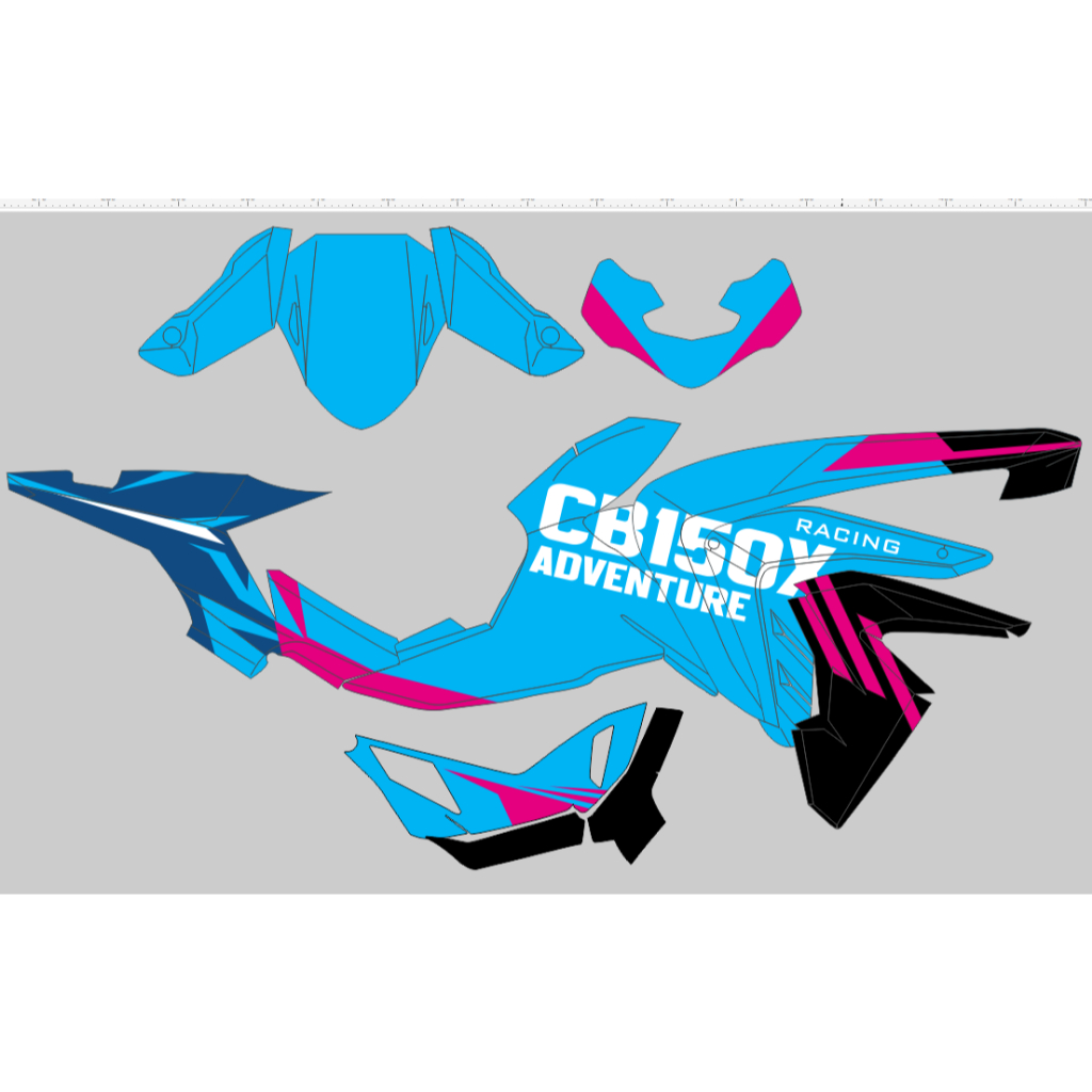 Decal Honda CB 150X RUMAH DAYAK Full Body Decal cb150x N4-061
