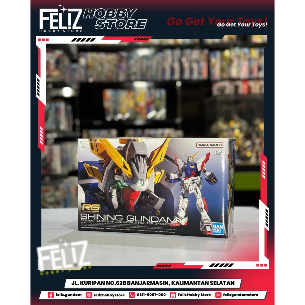 ( BANDAI ) RG 1/144 SHINING GUNDAM