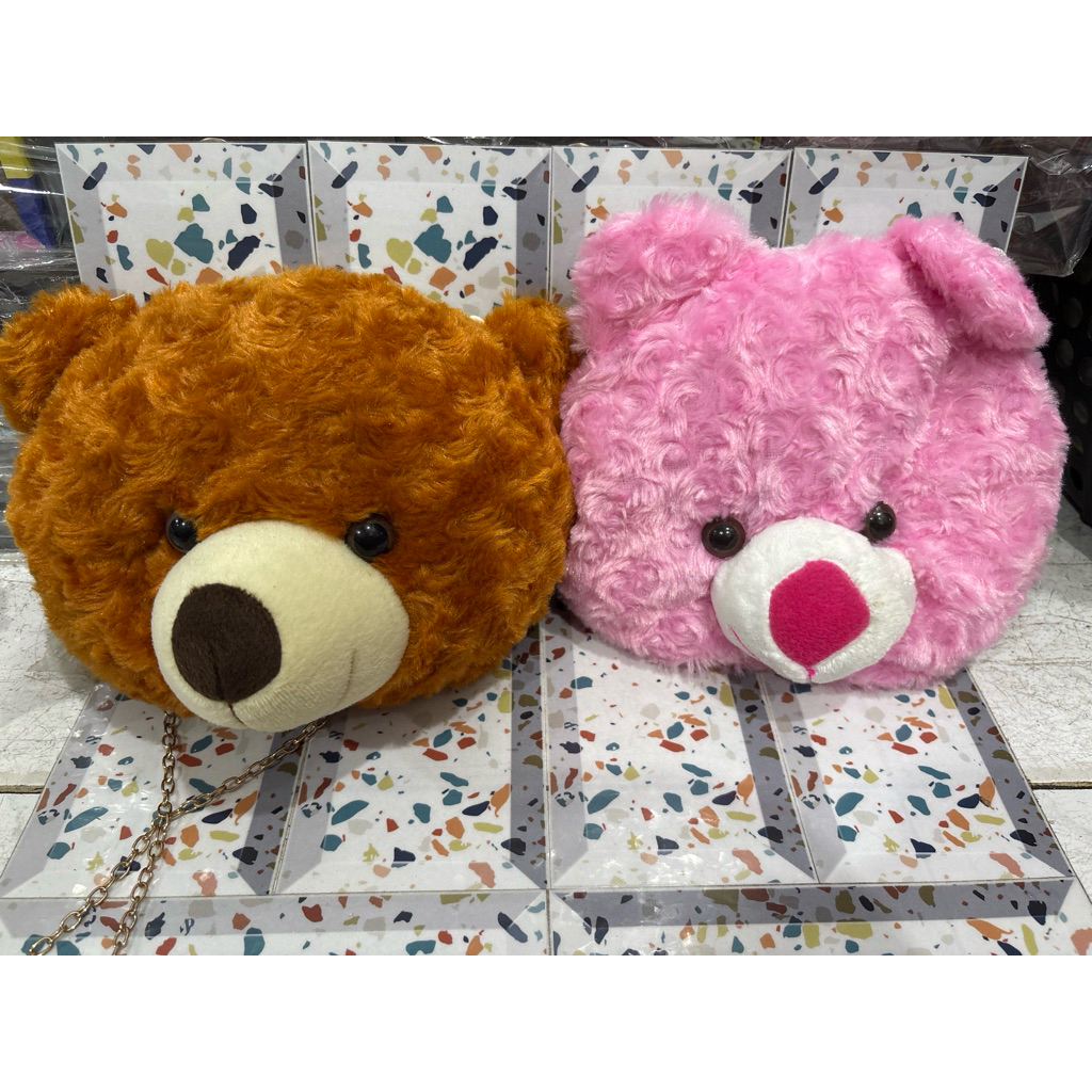 Tas Boneka Beruang Selempang