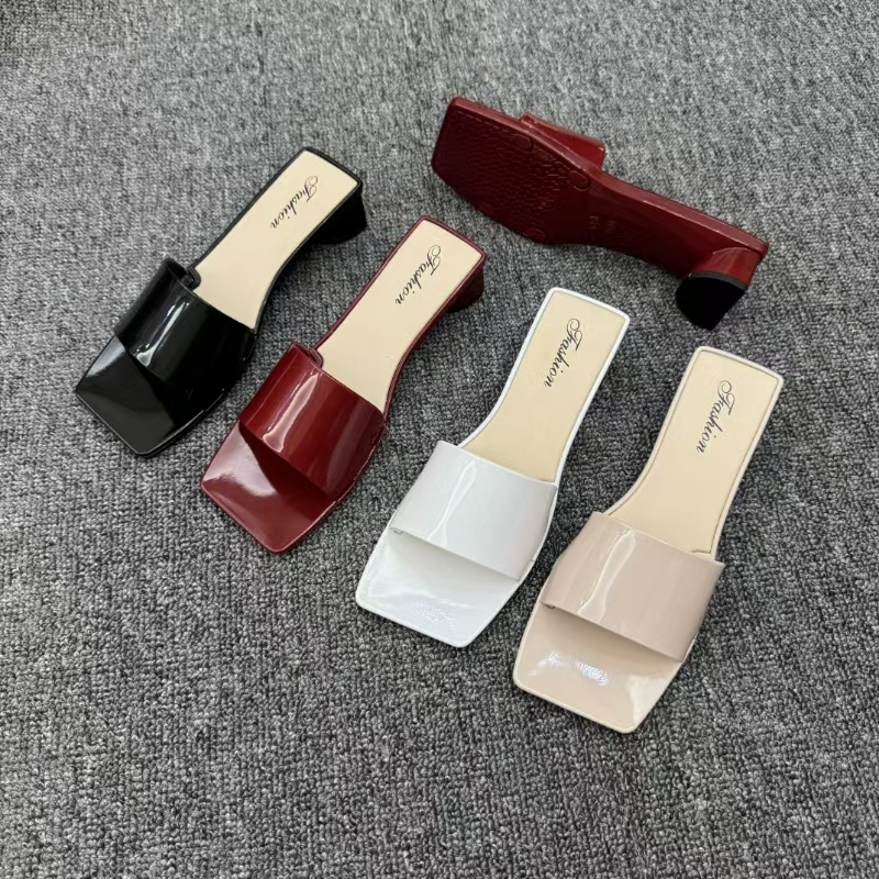 Sandal Wanita High Heels Selop Premium Pesta Nyaman Cantik Murah