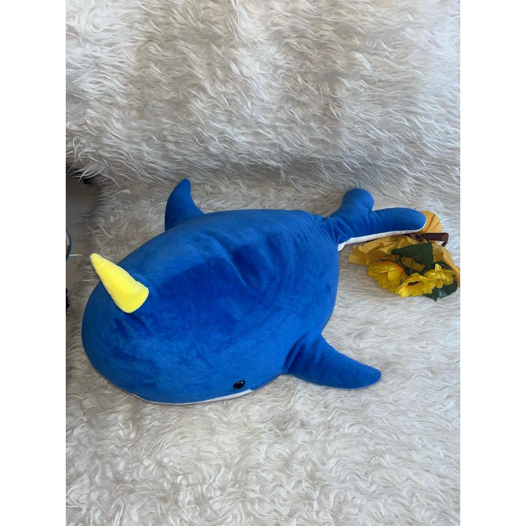 BONEKA IKAN PAUS BIRU IMPORT