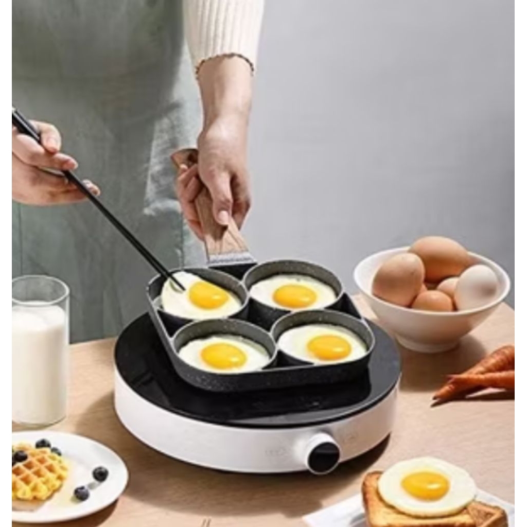 Cetakan Telur Segi | 4 Lubang