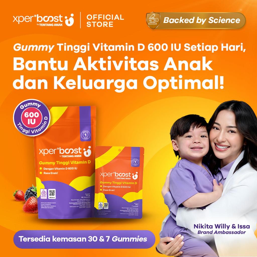 Expert Boost Vitamin D Gummy 600IU Halal BPOM