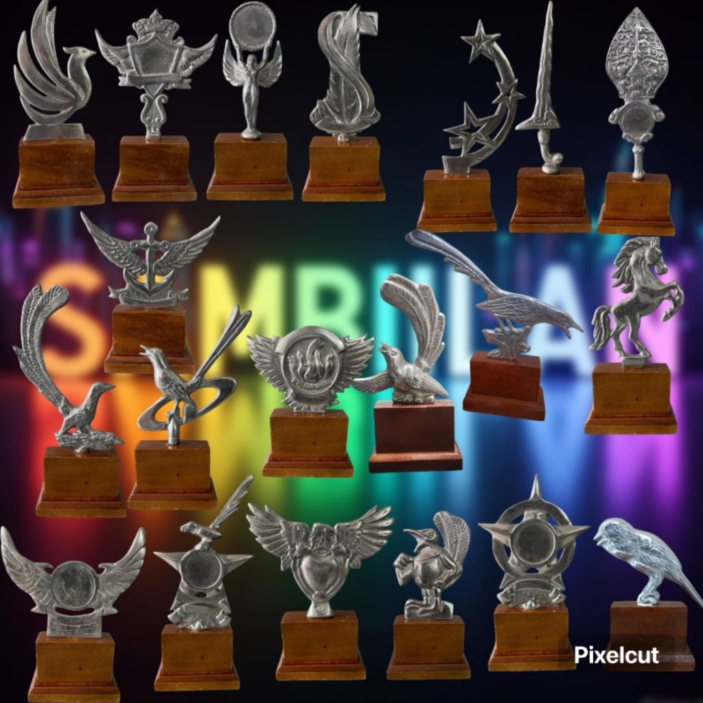 Tropi/Piala Lomba Burung murah Set/3