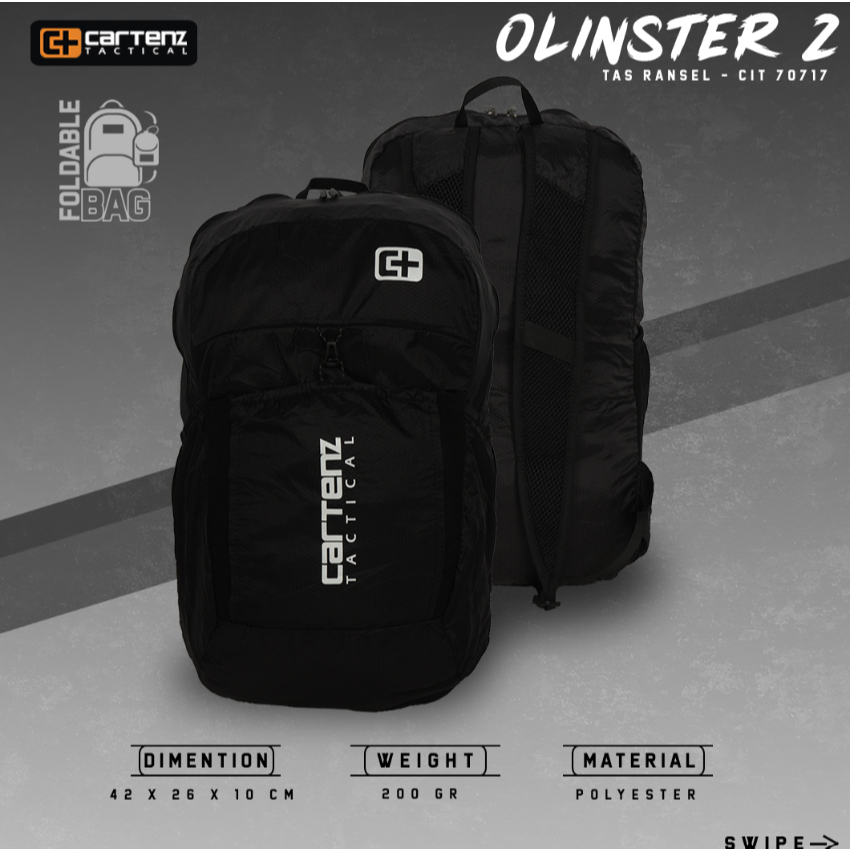 TAS RANSEL LIPAT CARTENZ OLINSTER 2 - DAYPACK PRIA WANITA - TAS LIPAT SUMMIT ATTACK - MY ADVENTURE S
