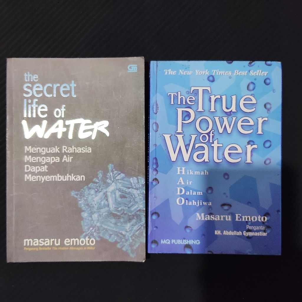 Buku Original • The Secret Life of Water - The True Power Of Water - Hikmah Air Dalam Olahan Jiwa / 