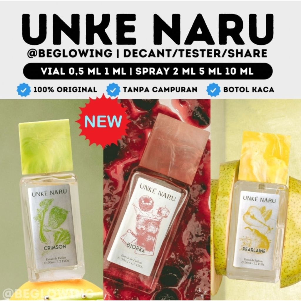 Decant - Unke Naru Bjorka Crimson Pearlaine For You For Me Kalamata di Maluku Shower of Sprif Hamlet