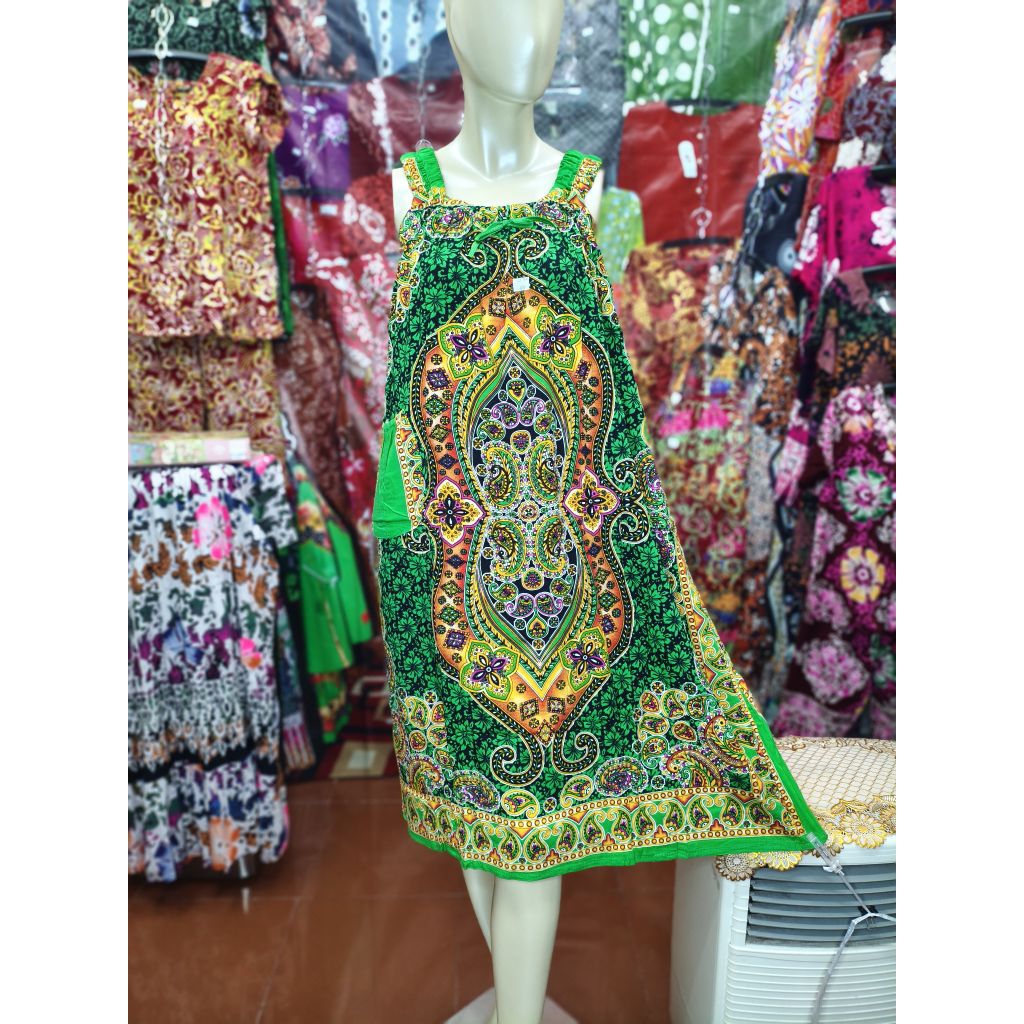 Daster Lie Ing Jumbo Tali Papan Karet Lingkar Dada 116 cm | Adem Nyaman