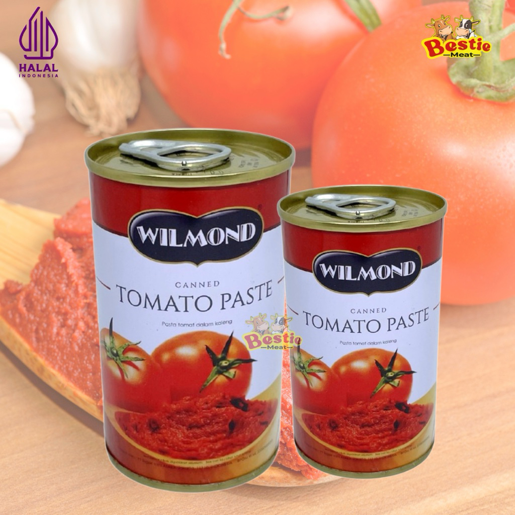 

Wilmond Tomato Paste | Pasta Tomat Kaleng Halal 170g