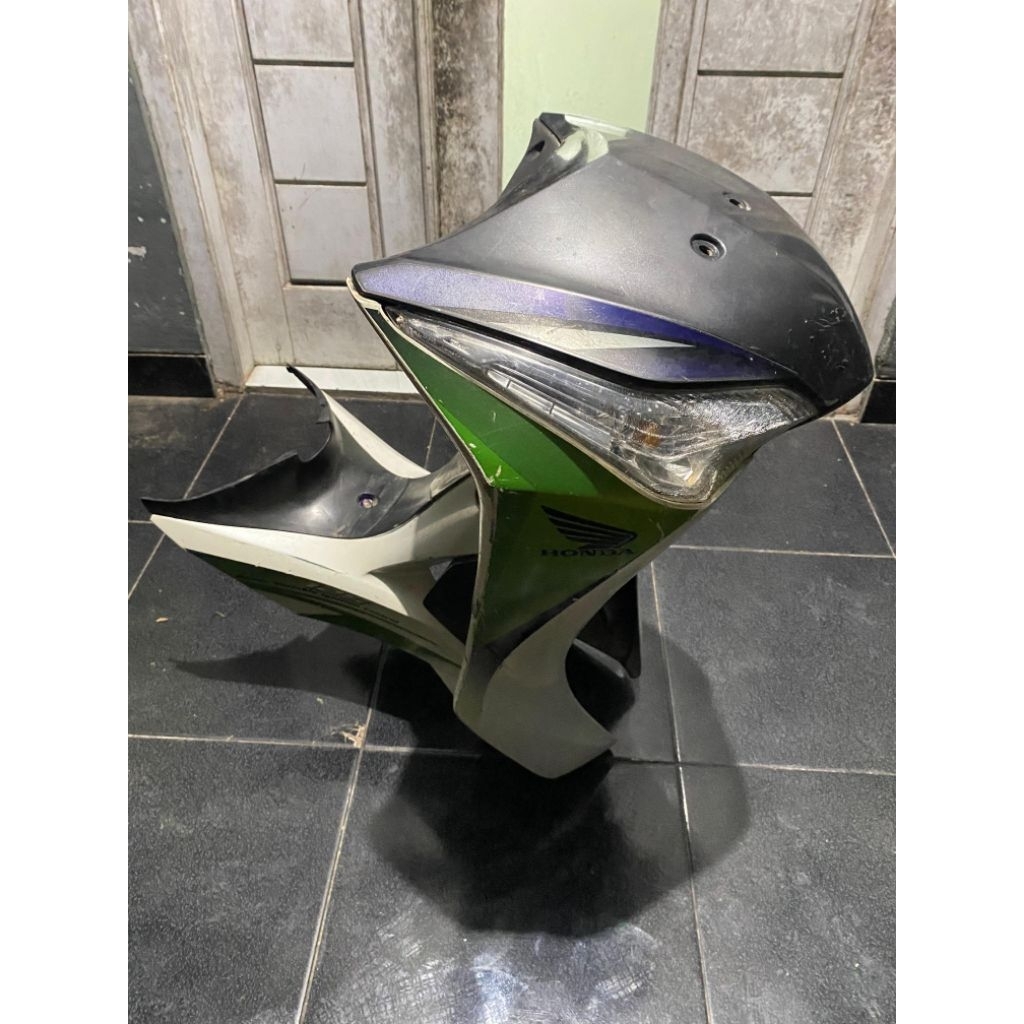 Cover Sayap Depan Set Honda Supra X Helm In Original Copotan
