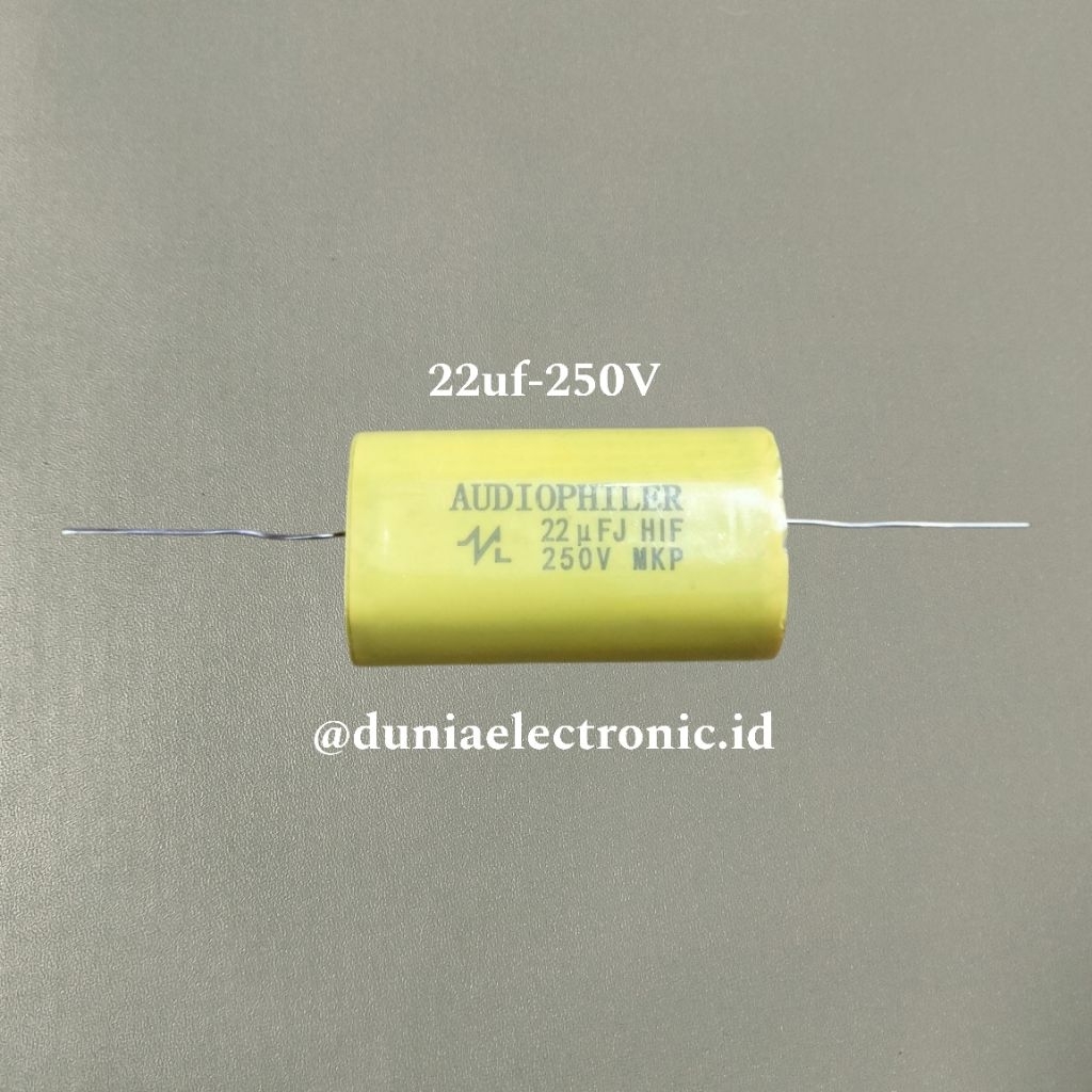 Kapasitor Audiophiler MKP 22UF - 250V Kuning