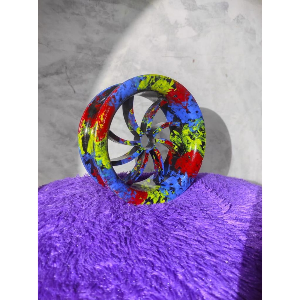 Gulungan Benang Layangan/Bladu BerMotif Unik /Ukuran 5 inch/ Model Brazil / Bahan Tebal 3,5mm /Murah