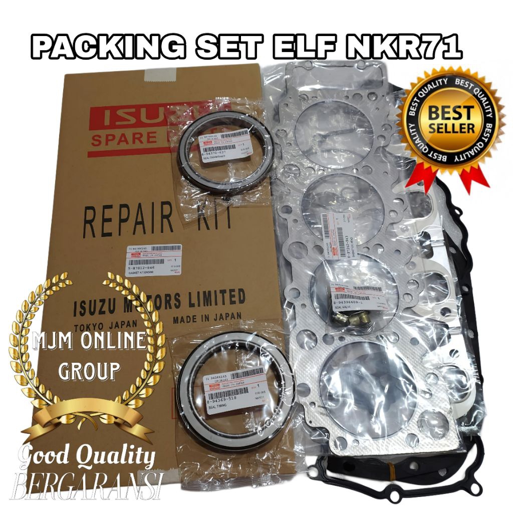 Packing set paking deksel silinder head Elf Nkr71 Nkr 71