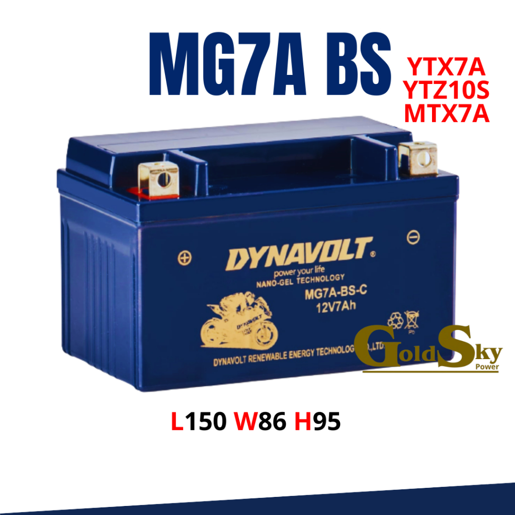 AKI KERING MOTOR DYNAVOLT MG7A BS YTX7A YTZ10S YTX9 MTX7A MF