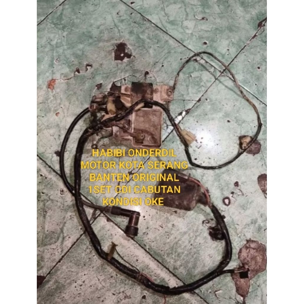 Kabel body/kabel bodi Supra x 125 pnp karisma full set cdi kiprok original cabutan kondisi oke