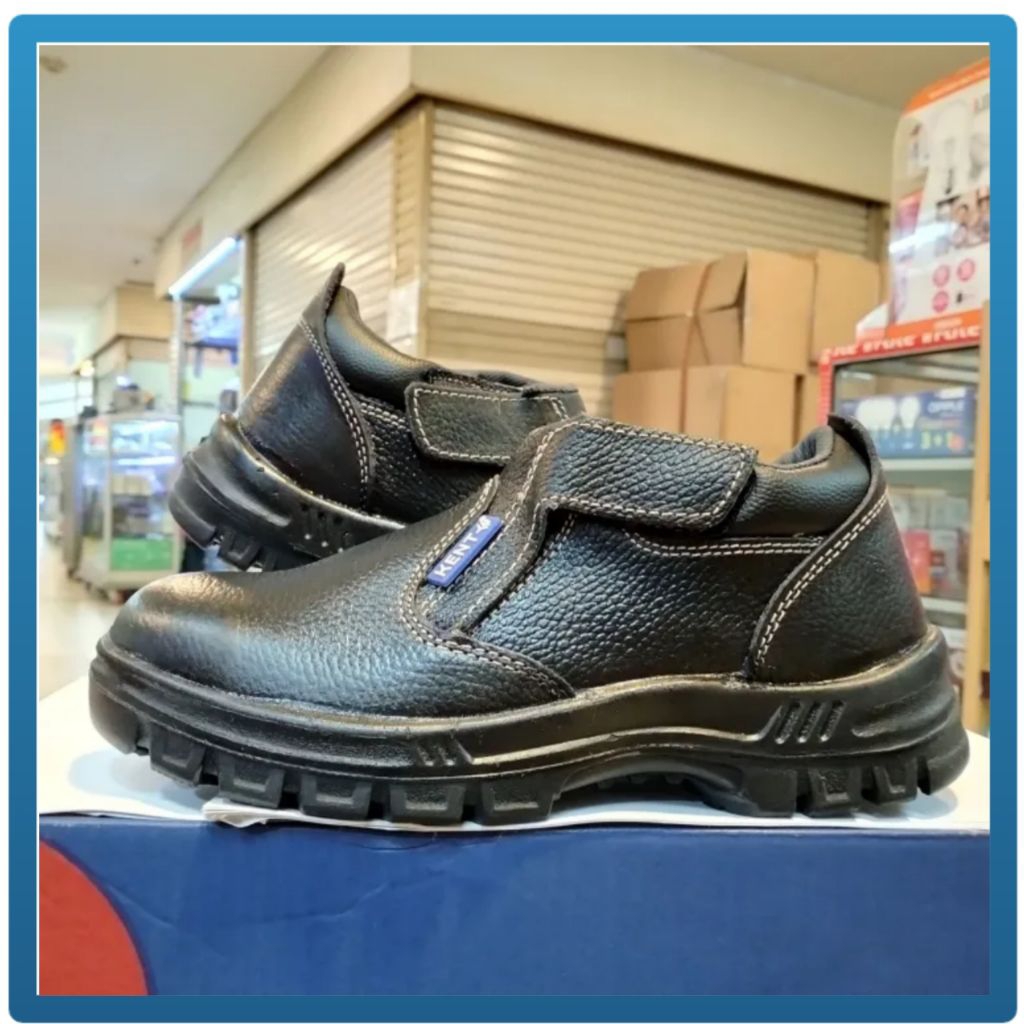 Sepatu Safety Kent Natuna / Sepatu Kerja Proyek / Sepatu Boot Pria