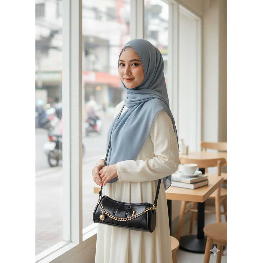 SHAZI BAG - Tas Wanita Selempang Shoulder Bag Tabung Cewek Kulit