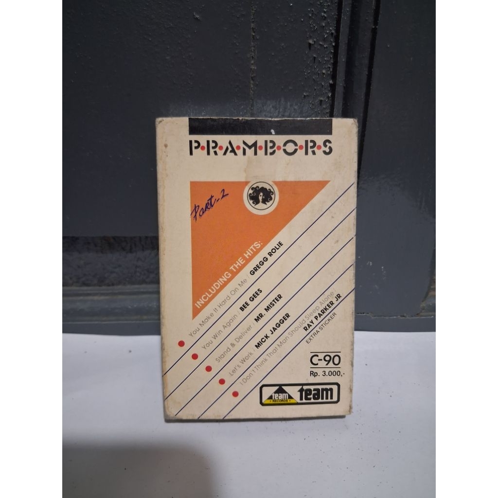 Kaset pita PRAMBORS PART 2