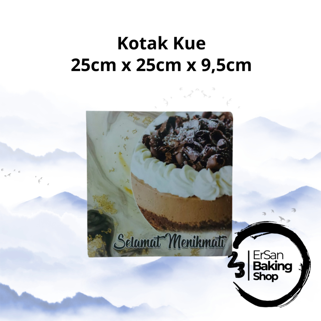 Kotak Kue/Kotak Bolu/Kotak Lux/Kotak Kue Luxury 25cm x 25cm x 9,5cm