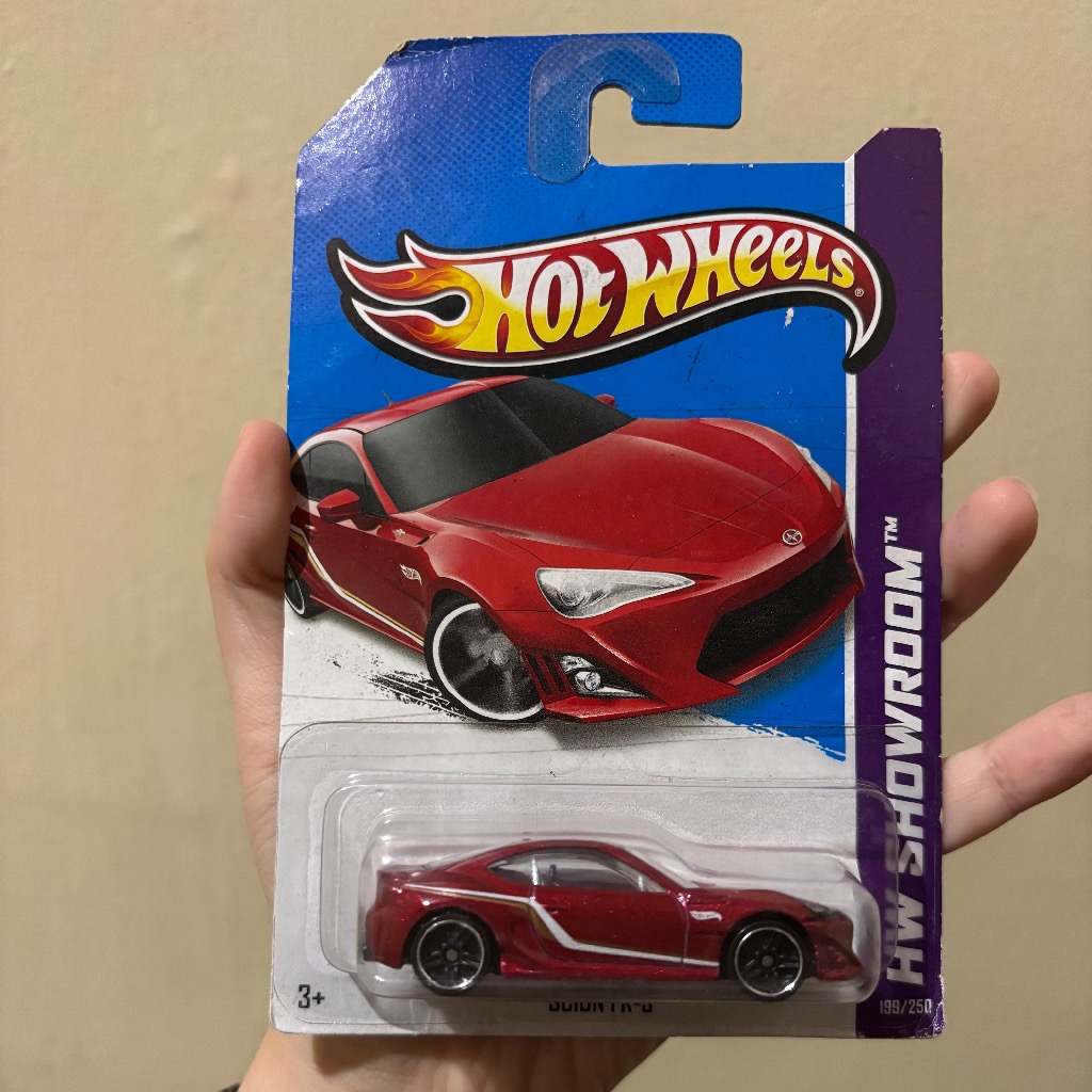 Hot Wheels Scion FR-S HW Showroom Red Long Card