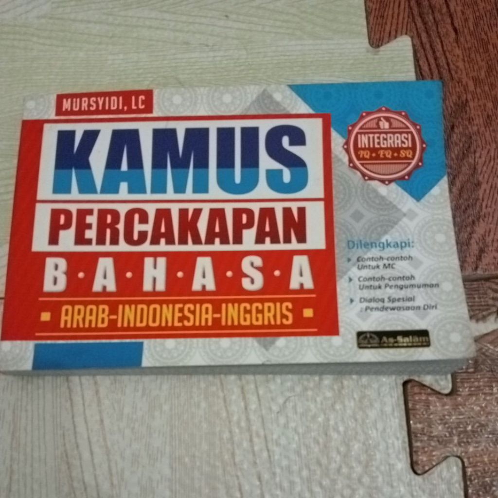 BUKU BEKAS {BACA DESKRIPSI}-KAMUS PERCAKAPAN BAHASA ARAB INDO INGGRIS
