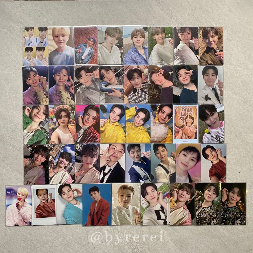 Woozi Seventeen Official Photocard PC Face The Sun FTS Shadow Carat ver carver your choice YC beside