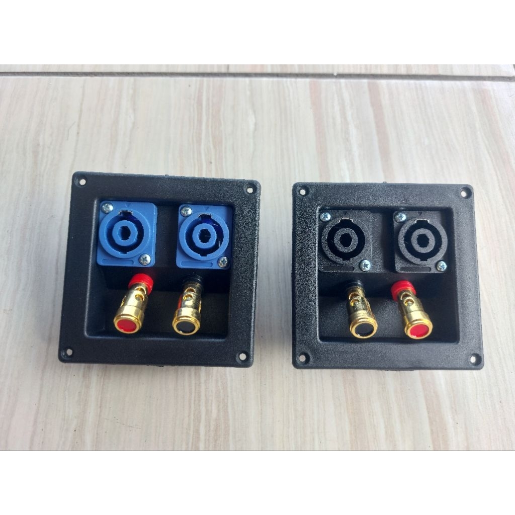 Terminal Speaker Dobel Speakon Dan Terminal Gold Pencet