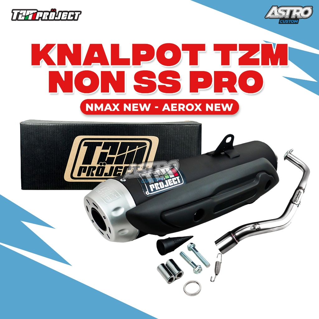 Knalpot TZM Genio BeaT Deluxe Scoopy prestige NMAX AEROX LEXI Vario 125 160 PCX 160 STD NON SS PRO