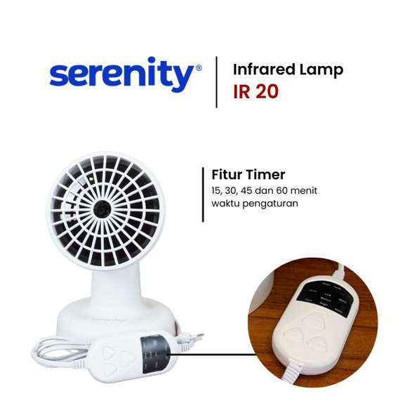 SERENITY - Lampu Infraphil w/ Dimmer IR20 / Lampu Infrared Terapi Fisioterapi | Alat Fisioterapi