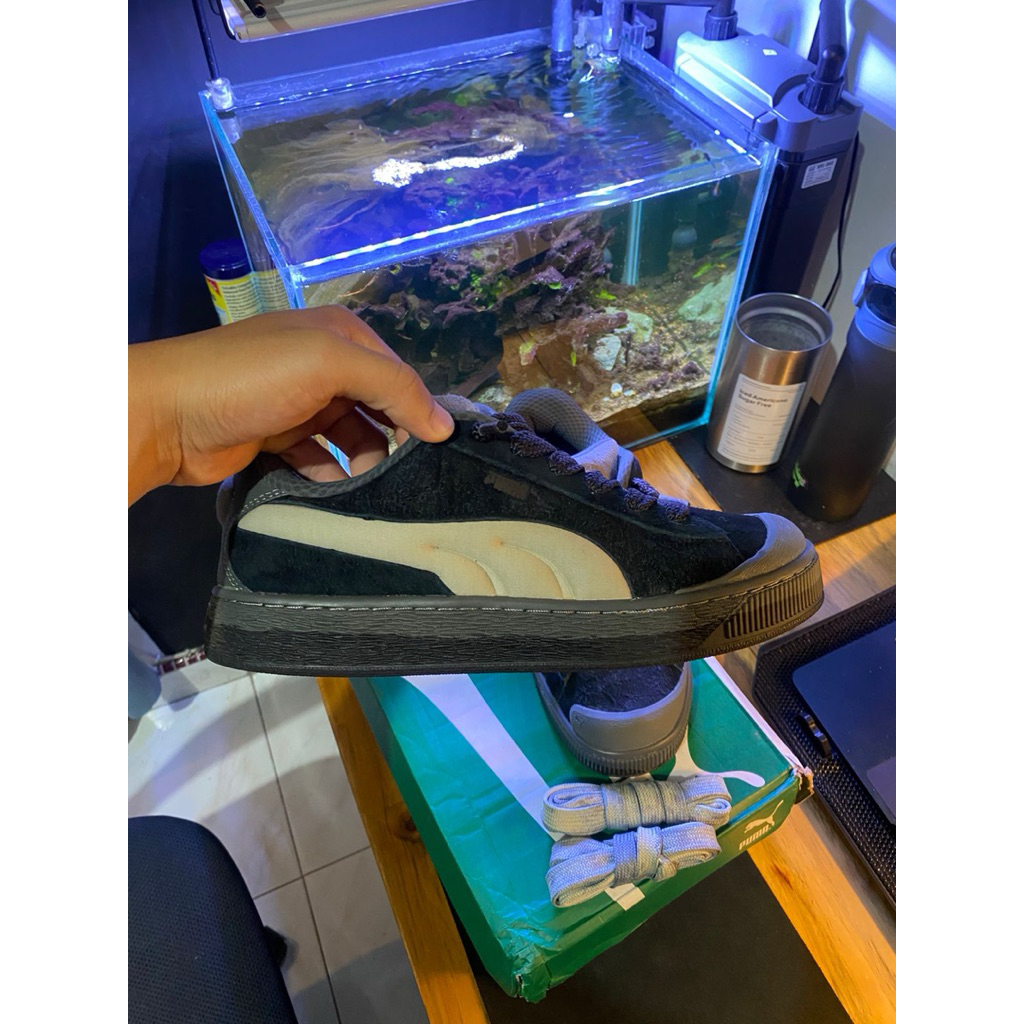 Puma Suede XI Crush Black Shadow Grey