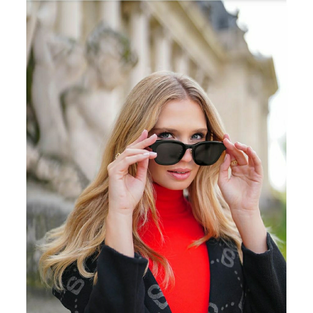 Buttonscarves Luca Sunglasses Black