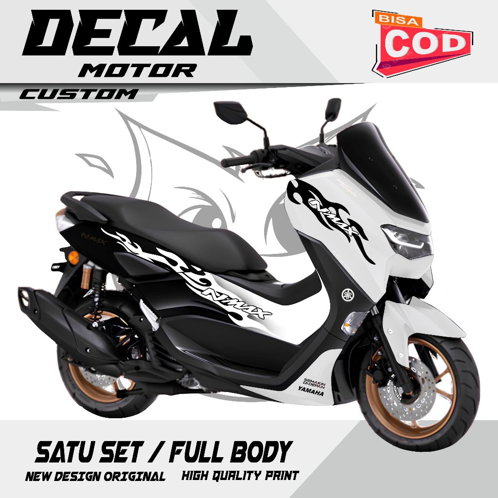 STICKER DECAL YAMAHA NMAX NEW 155 STICKER SIMPEL NMAX 2020 SIMPEL MOTIF API GS05