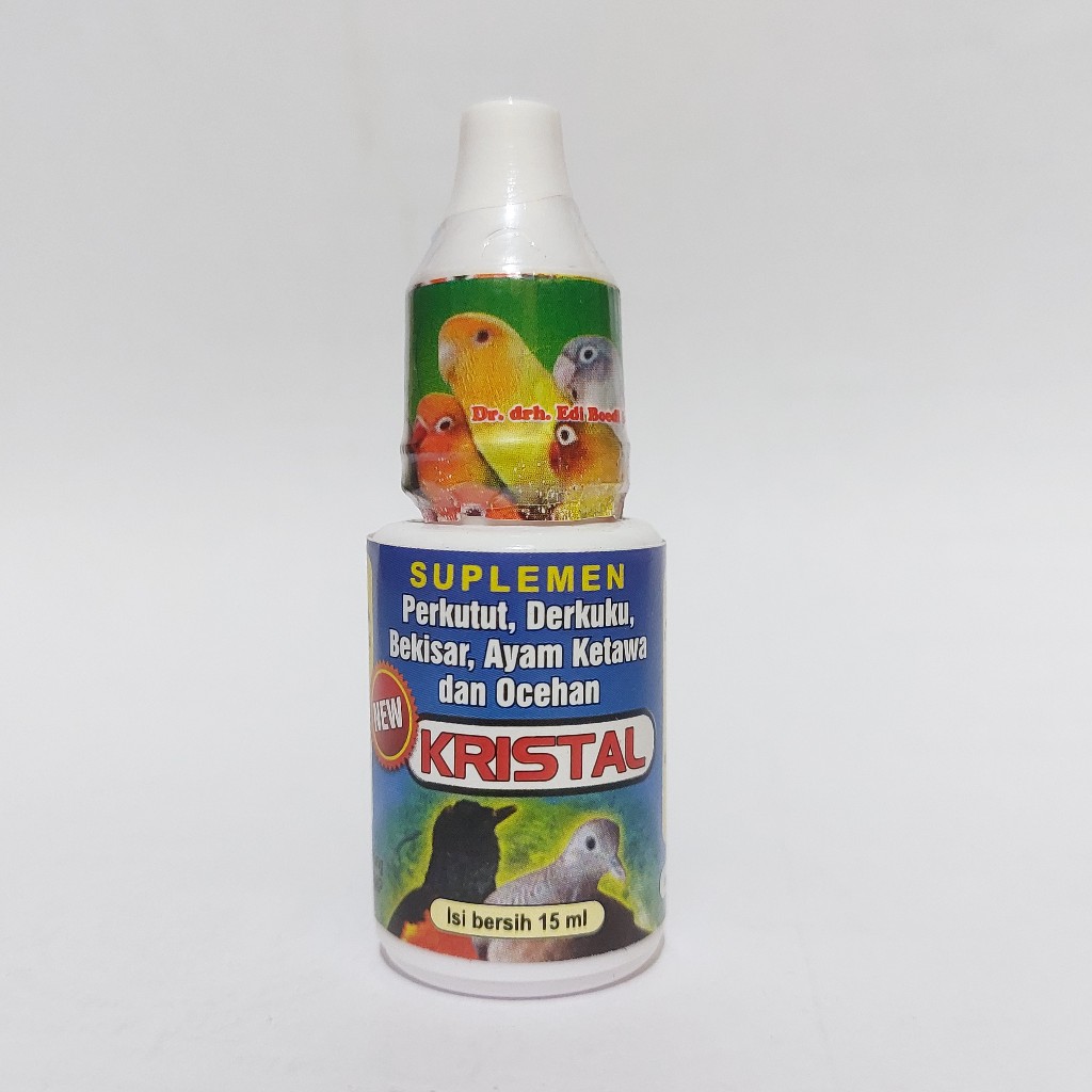 KRISTAL DR.EDHI VITAMIN BURUNG KICAU KRISTAL DR EDI MENINGKATKAN SUARA GACOR