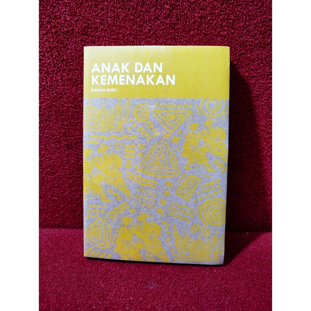 ORI segel Segel Satra Anak dan kemenakan Marah Rusli