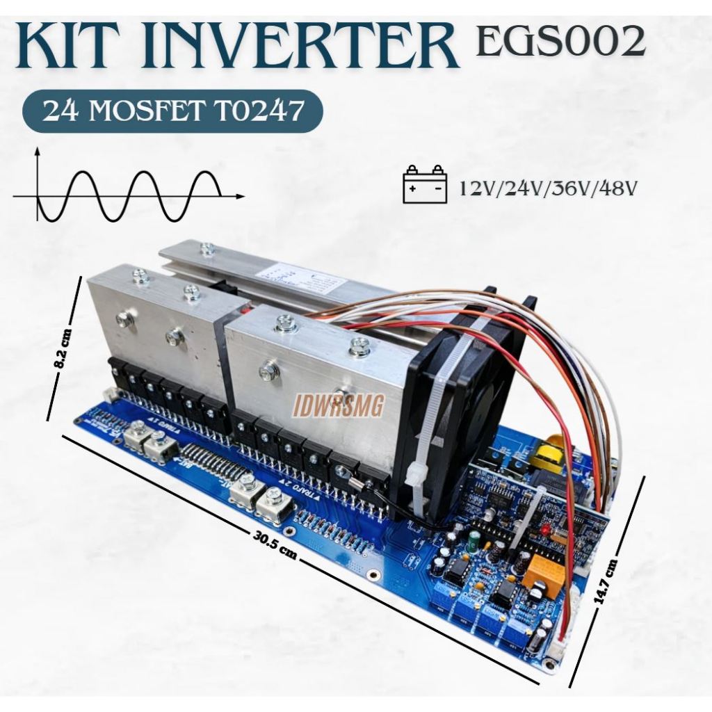Kit Inverter Egs002 24 Mosfet To247 Mosfet Body Besar / Modul Inverter power inverter EGS002