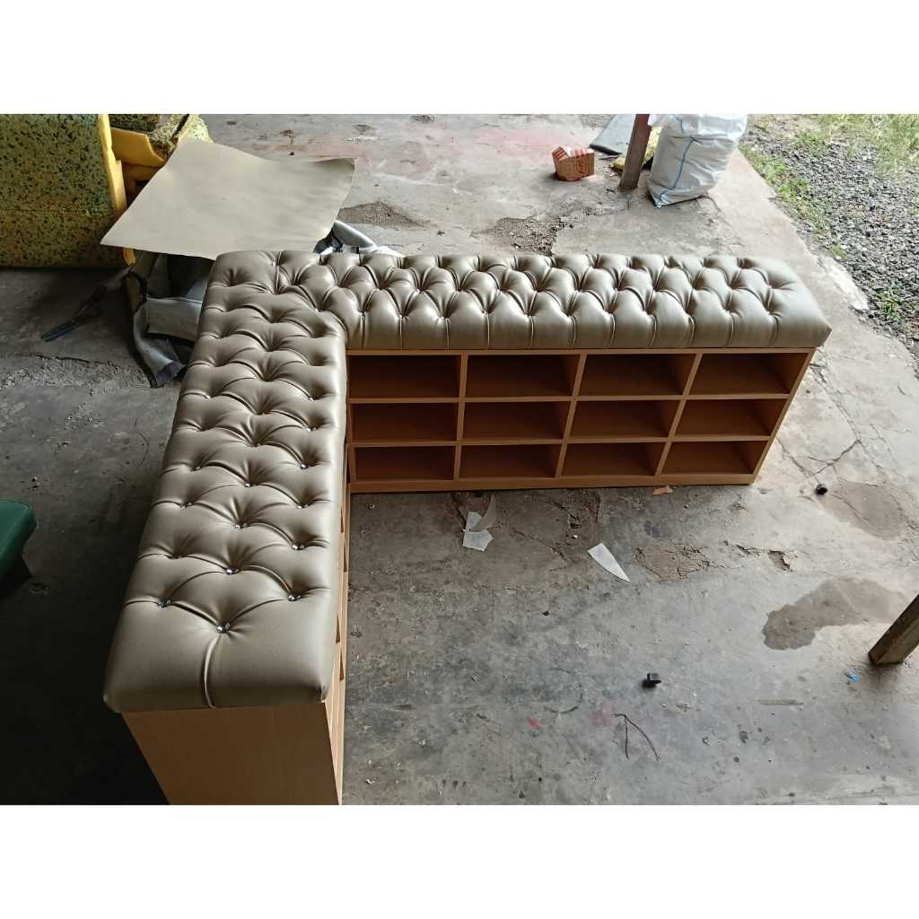 Rak sepatu custom / Sepatu Kayu Dengan Rak Serbaguna