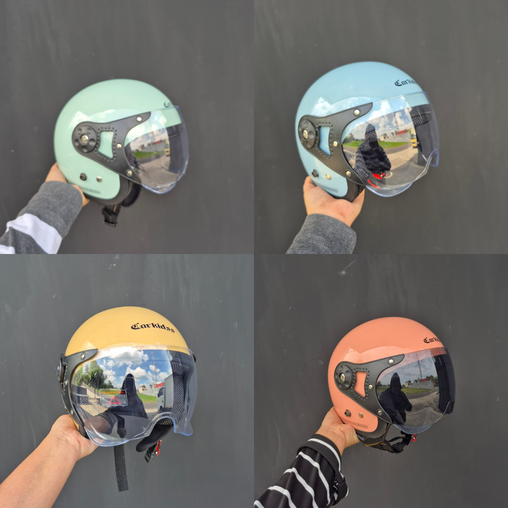 HELM ANAK-ANAK MODEL PILOT CARKIDSS USIA 3-8 TAHUN|HELM ANAK KIDS KEREN