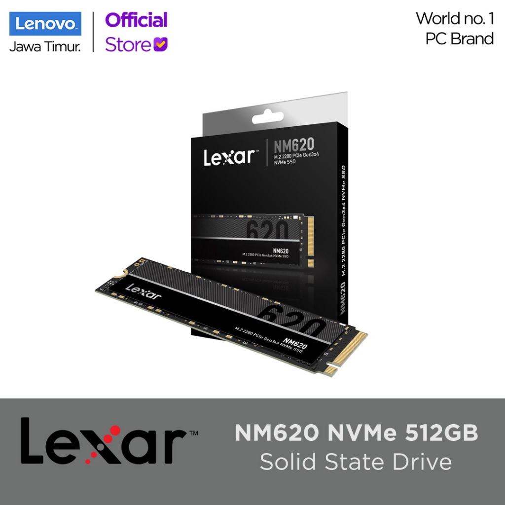 LEXAR INTERNAL SSD M2 NVME G3 NM620 512GB