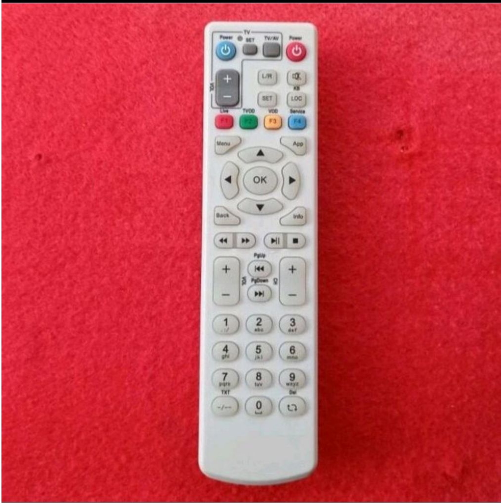 Remot Control RECEIVER TV INDIHOME ZTE Original