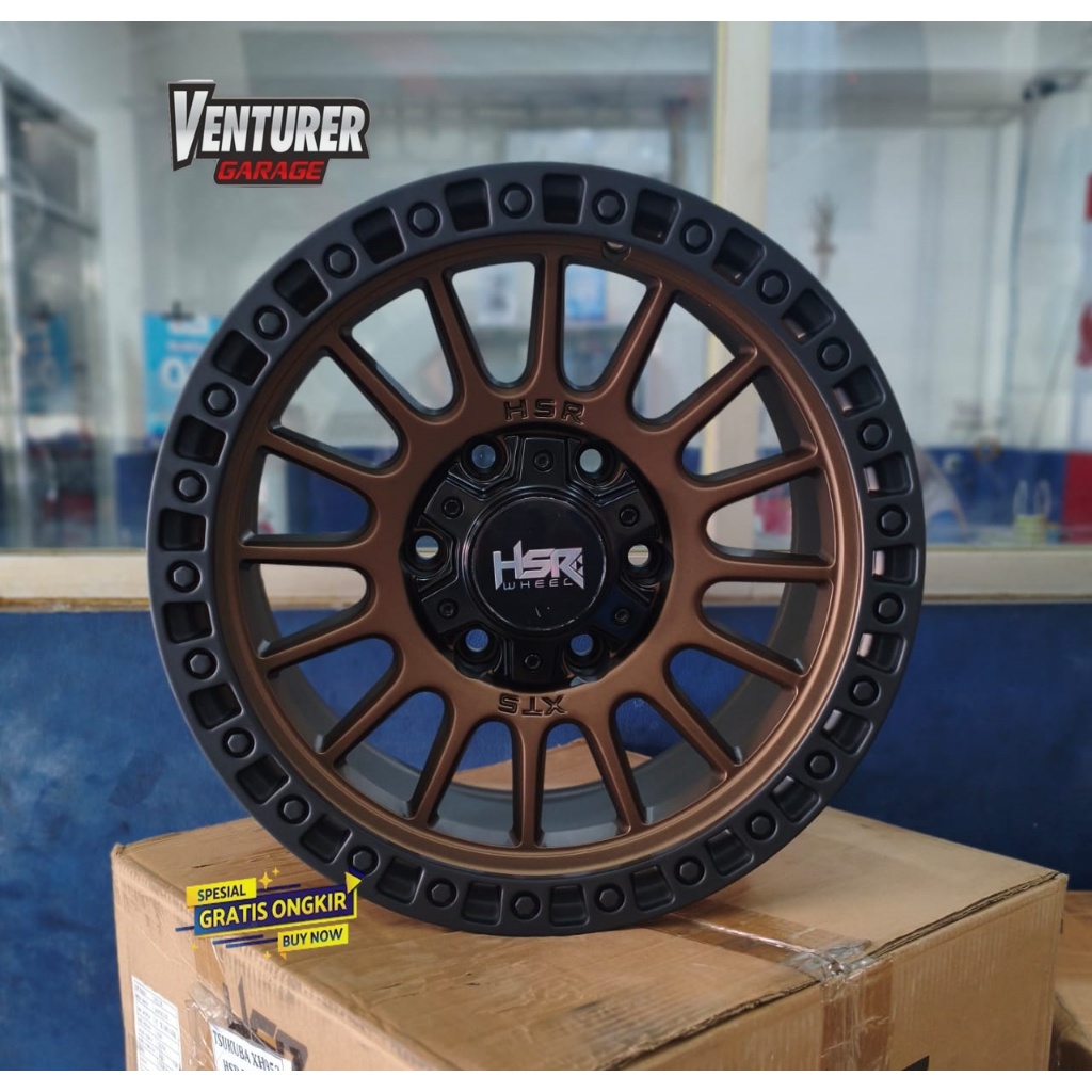 Velg Offroad Ring 16 Hsr Xts02 Rig 16 Lubang 6 Buat Mobil Triton Panther Hilux Blazer Dll