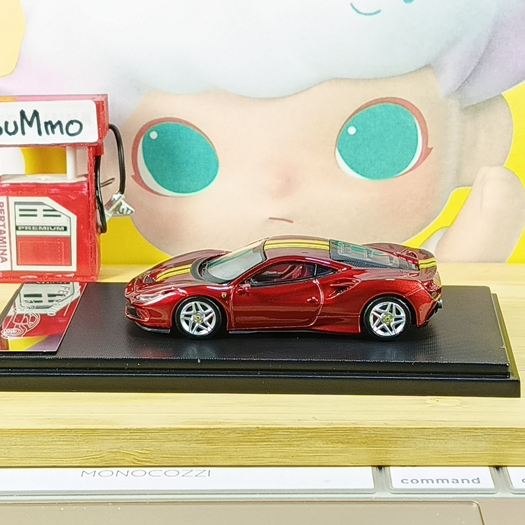 Xf Model Ferrari F8 tributo red diecast 1 64