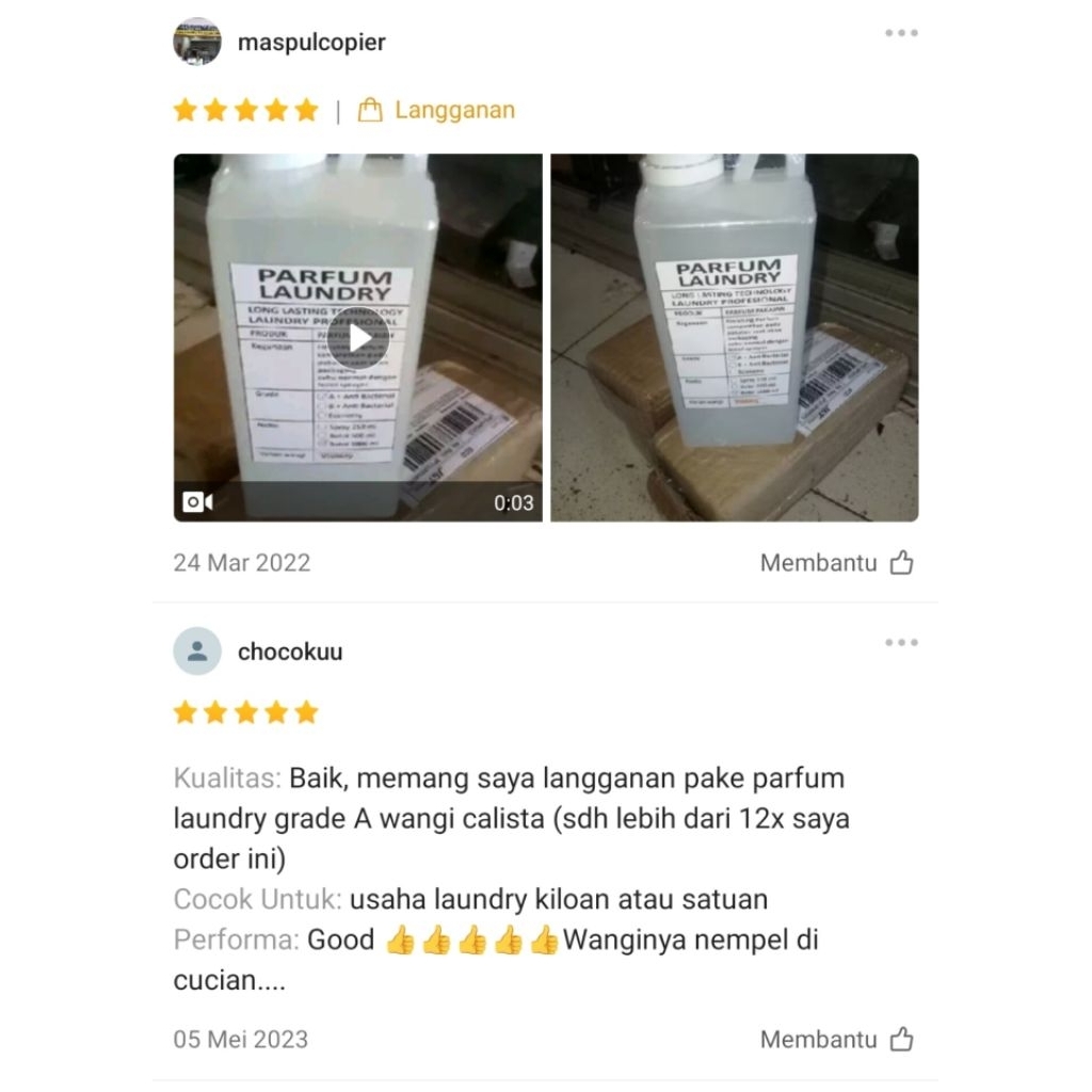 garansi wangi parfum laundry profesional parfum pakaian parfum baju parfum finishing laundry franchi