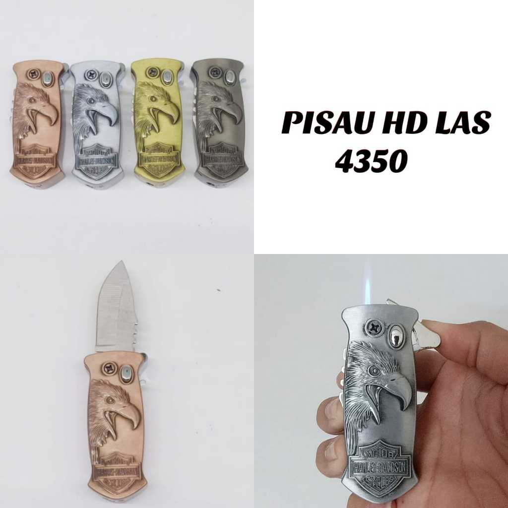 Korek Api Plus Pisau Lipat Mini Motif HD 4350