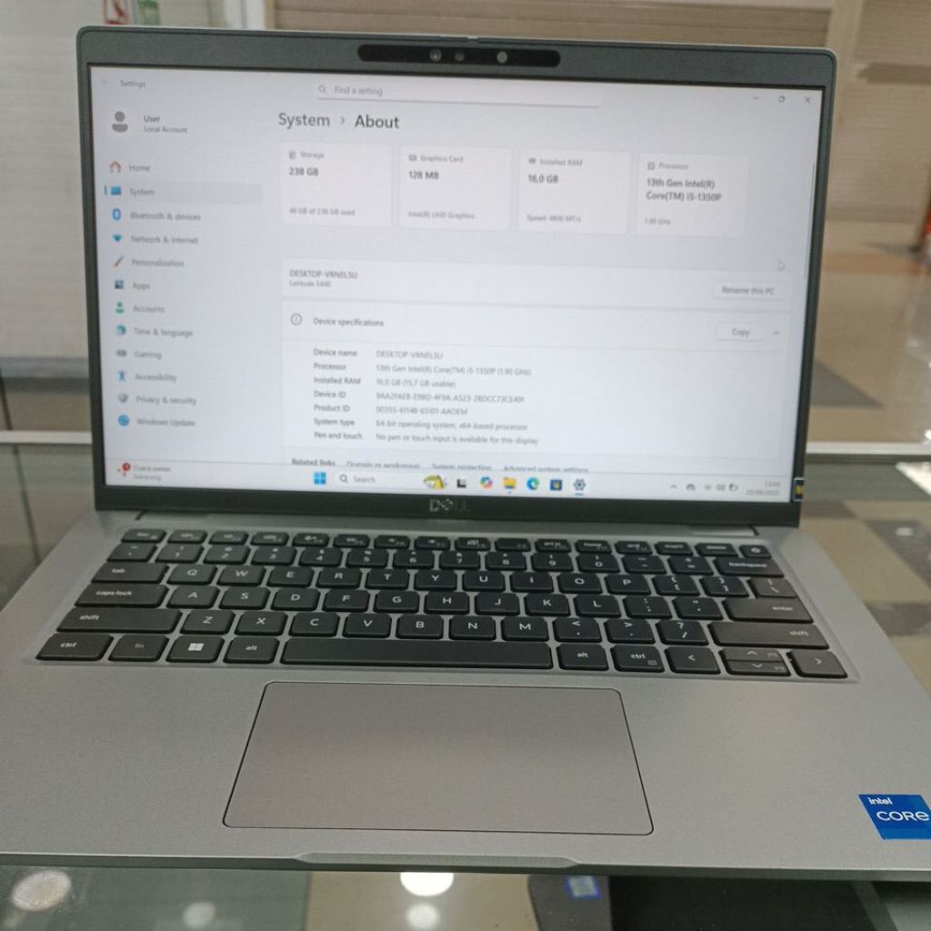 2nd Laptop DELL Latitude 5440 i5 Gen 13 RAM 16GB SSD 256GB Kerja Daring Sekolah Pakai