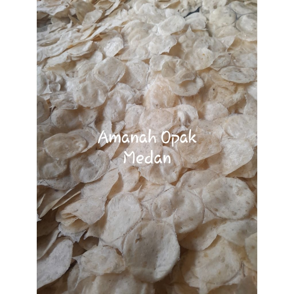 1 KG KERIPIK OPAK SINGKONG MENTAH COIN KHAS MEDAN