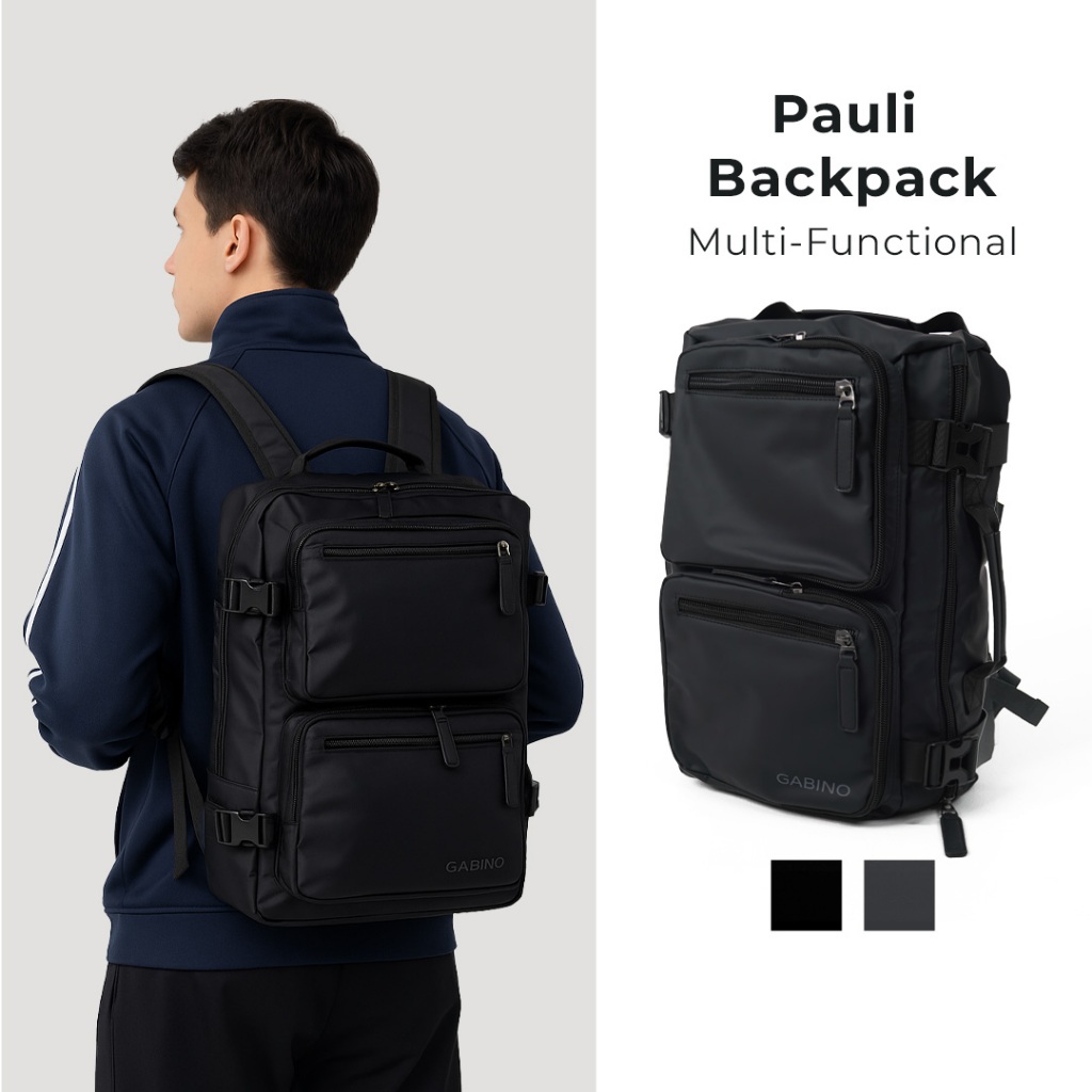 Gabino Tas Pria Ransel Backpack Casual Pauli - G5DF4003