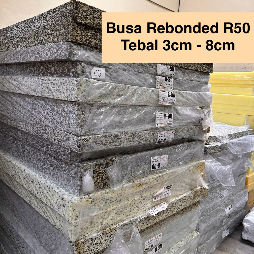 Busa Rebonded R50 Spon Keras Pijat Alas Setrika 100 x 200