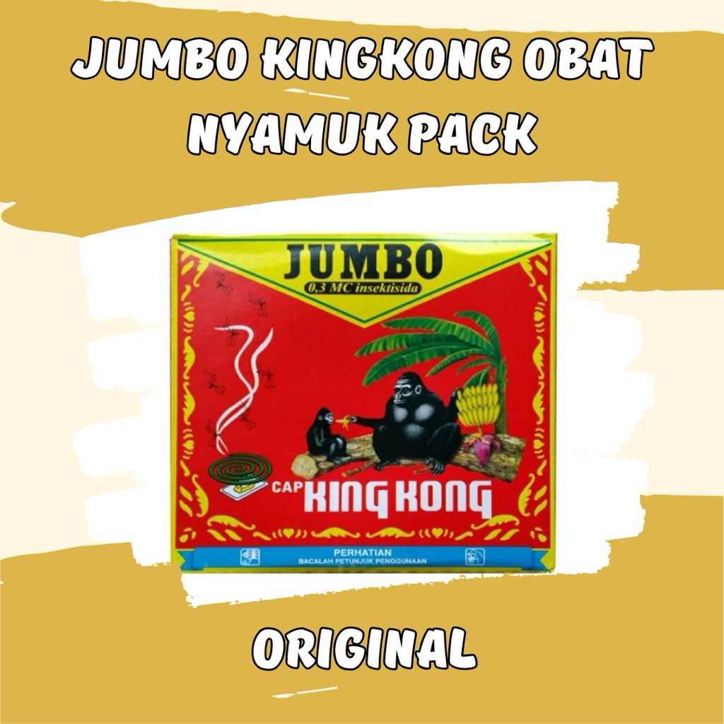 Kingkong Jumbo Obat Nyamuk Bakar 150 Gram Isi 5 Pcs | Anti Nyamuk