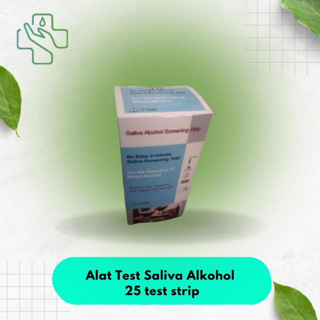 Alat Test Saliva Alkohol 25 test strip